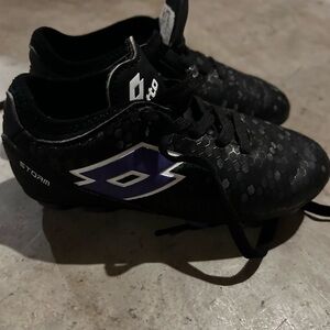 Lotto Kids Black Soccer Shoes